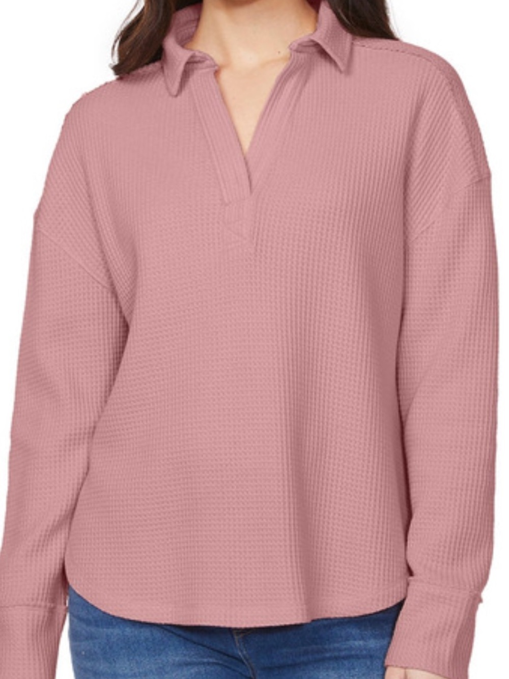 Buffalo Waffle Knit Top